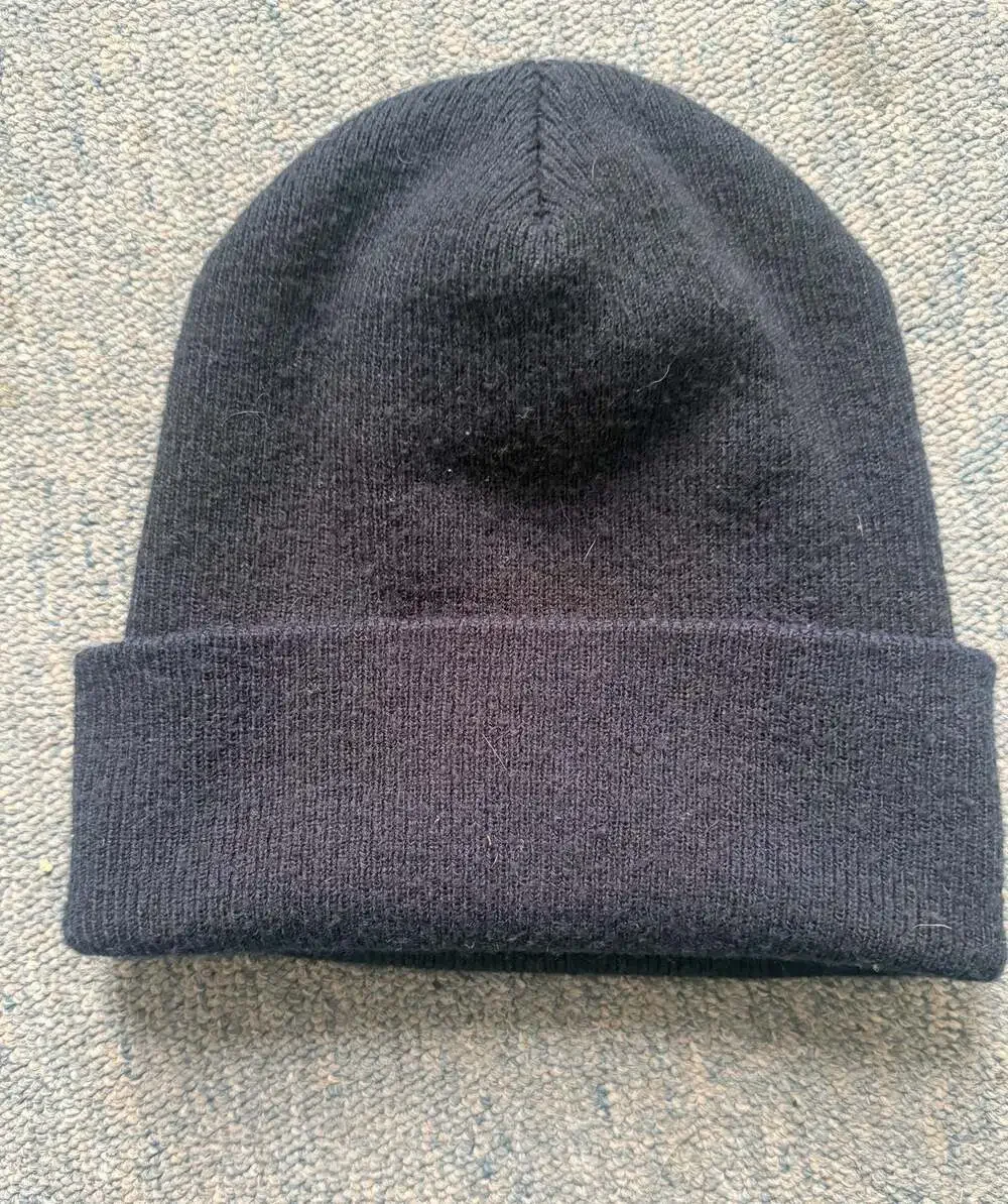Starter Vintage Navy Blue Cuffed Knit Beanie Hat
